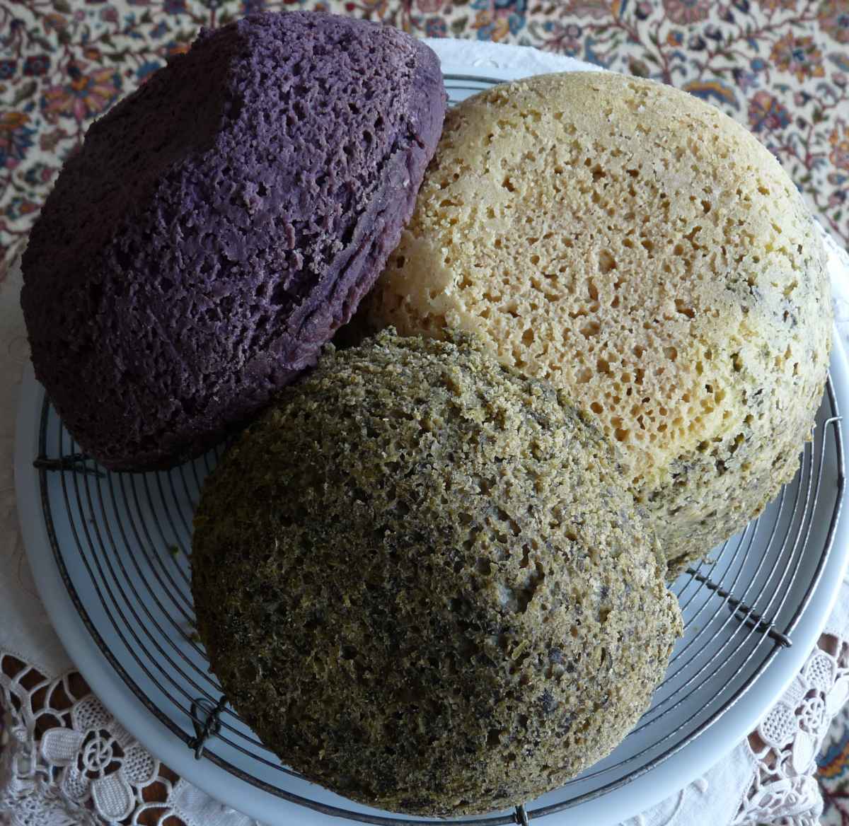 Le pain épinards-sarrasin est devant